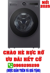 Máy giặt sấy LG Inverter 15/8 kg F2515RNTG