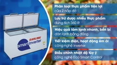 Tủ đông Darling 450 lít Inverter 1 ngăn DMF-4799ASI