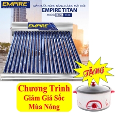 Máy năng lượng mặt trời Empire Titan 200 Lít – TT2020