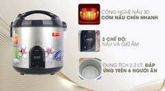 Nồi cơm nắp gài Sharp 2.2 lít KS-R231STV