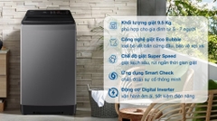 Máy giặt cửa trên Samsung inverter 9.5kg WA95CG4545BDSV