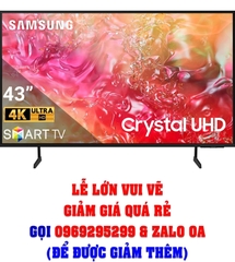 Smart Tivi Samsung 4K 43 Inch UA43DU7000