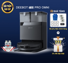 Robot hút bụi lau nhà Ecovacs T50 Pro Omni – Trắng/Đen 2025