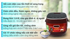 Nồi cơm cao tần Sharp KS-IH191V-RD (1.8 lít )