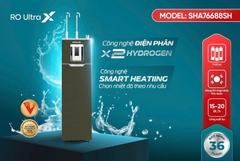 Máy lọc nước RO nóng nguội lạnh Hydrogen Sunhouse UltraX 11 lõi SHA76688SH