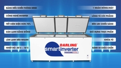 Tủ Đông 3 Cánh Darling 3 chế độ tuỳ chỉnh 1400 Lít Smart Inverter DMF-1279ASI