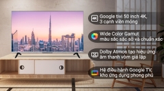 Google Tivi Led TCL 4K 50 inch 50P737