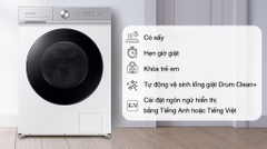 Máy giặt sấy Samsung Bespoke AI Inverter 12/8 kg WD12BB944DGHSV