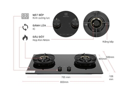 Bếp gas âm Electrolux EHG8250BC