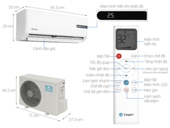 Máy lạnh Casper Inverter 1.5 HP GC-12IB36