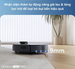 Robot hút bụi lau nhà Ecovacs DEEBOT T30S Pro New 2025 (Trắng/ Đen)