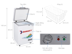 Tủ đông Sanaky VH-1599HYK (100 lít)