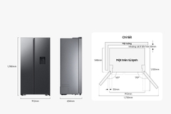 Tủ lạnh Samsung Inverter 578 lít RS57DG410EB4SV