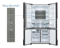 Tủ lạnh Electrolux Inverter 562 lít EQE5660A-B