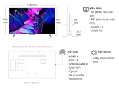 Smart Tivi ULED Mini-LED Hisense 4K 65 inch 65U7K