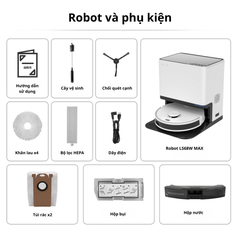 Robot hút bụi lau nhà Shimono LS68W Max