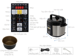 Nồi áp suất điện Philips 5 lít HD2136