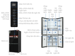 TỦ LẠNH THÔNG MINH TOSHIBA 515 Lít GR-RF665WIA-PGV(22)-XK