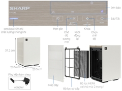 Máy lọc không khí Sharp FP-S40V-W