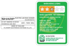 Nồi cơm nắp gài Sharp KS-NR191STV (1.8 lít)