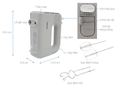 Máy đánh trứng Philips HR3705