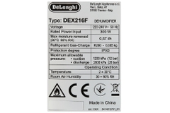 Máy hút ẩm Delonghi DEX216F