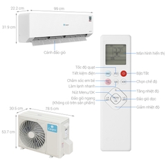 Máy lạnh Casper Inverter 2 HP JC-18IU36