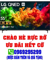 Smart Tivi QNED AI LG 4K 55 inch 55QNED80BSA