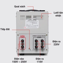 Ổn Áp LiOA 7.5KVA Dải 150V SH-7500II