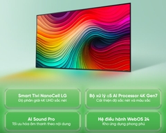 Smart Tivi NanoCell LG 4K 55 Inch 55NANO81TSA