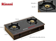 Bếp gas Rinnai RV-3715GL(FB)