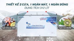 Tủ đông - mát Alaska inverter BCD-5068CI