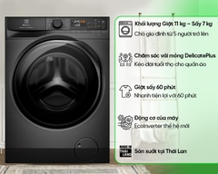 Máy giặt sấy Electrolux 11/7 kg EWW1143R7SC MỚI 2024