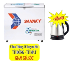 Tủ đông Sanaky 208 lít Inverter VH-2599A3