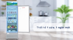 Tủ mát Inverter Sanaky 340L VH-408K3L