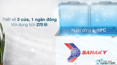 Tủ đông Sanaky Inverter 270Lít VH-3699A4K