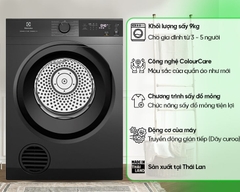 Máy sấy thông hơi Electrolux UltimateCare 9Kg EDV904N3SC MỚI 2024