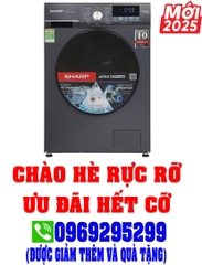Máy giặt Sharp Inverter 11 kg ES-FM110CB-SB