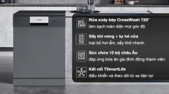 Máy rửa chén độc lập Toshiba DW-15F7(G)-VN (15 BỘ)