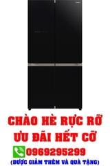 Tủ lạnh Hitachi inverter R-WB640VGV0 GBK (569 lít)
