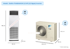 Máy lạnh tủ đứng Daikin 2.5 HP (1 Pha) Inverter FVA60AMVM