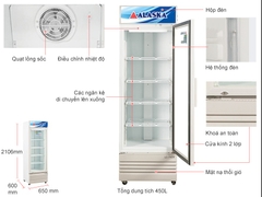 Tủ mát Alaska 450 Lít LC-743H