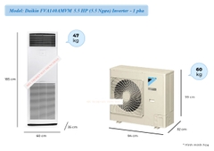 Máy lạnh tủ đứng Daikin 5.5 HP (1 pha) Inverter FVA140AMVM