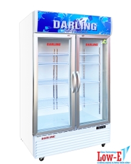 TỦ MÁT 2 CÁNH DARLING ĐÈN LED 630L DL-7000A2