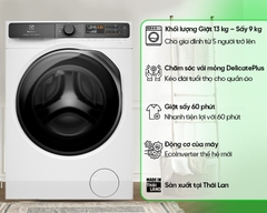 Máy giặt sấy Electrolux 13/9 kg EWW1343R7WC MỚI 2024