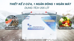 Tủ đông - mát Alaska BCD-3068C