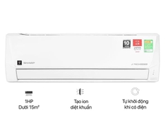 Máy lạnh Sharp Inverter 1 HP AH-XP10DSW