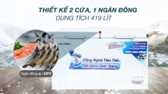 Tủ đông Alaska Inverter 419 lít HB-550CI
