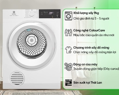 Máy sấy thông hơi Electrolux UltimateCare 9Kg EDS904H3WC MỚI 2024