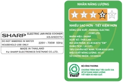 Nồi cơm điện Sharp 1.8 lít KS-182ETV